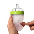 comotomo antykolkowa butelka silikonowa 150 ml green newborn