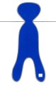 simple wool wkładka antypotowa do fotelika do 87 cm wzrostu z wełny merino 0-13 kg niebieska
