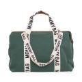 torba mommy bag signature zielona z przewijakiem
