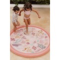 Mata wodna Pink Ocean Dreams 150 cm Little Dutch na upalne dni