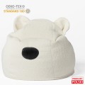 Pufa siedzisko z uszami BEAR- Off White The Brooklyn Kids zdejmowany pokrowiec