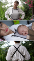 wkladka do chust i nosidel z welny merino simple wool