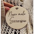 drewniana tabliczka do zdjec