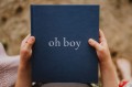 oh boy dark blue pamietnik chlopca