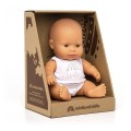 lalka chlopiec europejczyk 21cm miniland baby