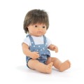 lalka chlopiec europejczyk 38 cm brazowe wlosy miniland my friends me