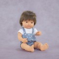 lalka chlopiec europejczyk 38 cm brazowe wlosy