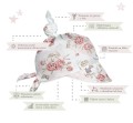Bambusowa chusteczka z daszkiem Peony Dreamland BabySteps