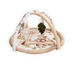 Mata edukacyjna z pałąkami Happy Bear BabySteps 