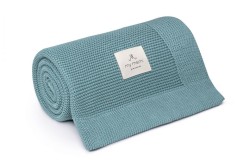 Bambusowy kocyk 80x100 Teal /My  Memi