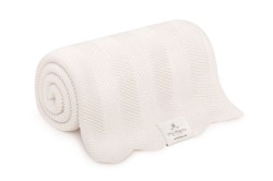 Bambusowy kocyk cream 80x100 fir / My Memi
