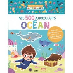Zeszyt z naklejkami 500 szt Ocean / Auzou