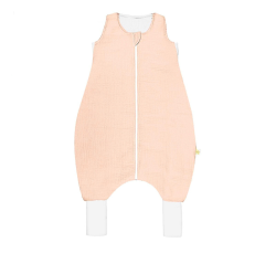 Lekki Muślinowy śpiworek LIGHT z nogawkami Cloud Pink / BabySteps