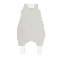 Lekki muślinowy śpiworek LIGHT z nogawkami Gray / BabySteps