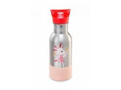 Bidon 600 ml ze stali nierdzewnej ze słomką Szczęśliwy Jednorożec Lena/ Lilliputiens
