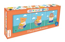 Puzzle drewniane Codzienne historie / Auzou