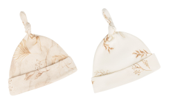 Czapeczka krasnal 2-pak Bohemian sand Bohemian botanic / Sleepee