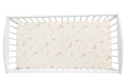 Prześcieradło do łóżeczka We Care 60x120 Bohemian Botanic / Sleepee 