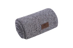 Bambusowy Kocyk 80x100 Bamboo Touch Black and White / Sleepee 