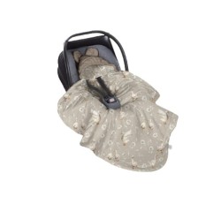 Kocyk do fotelika Goose Family - Vintage Beige / BabySteps
