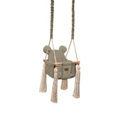 Drewniana huśtawka VelvetSwing Vintage Beige Babysteps