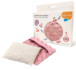 Termofor z pestkami wiśni Cherry różowy / BabyOno 