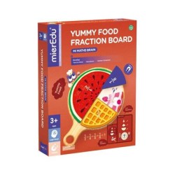 Układanka matematyczna do nauki ułamków Yummy Food mierEdu
