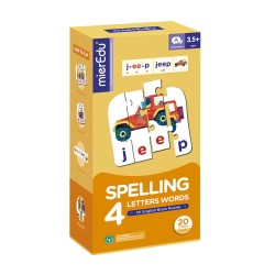 Gra edukacyjna Puzzle Literowanie poziom 4 mierEdu