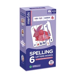 Gra edukacyjna Puzzle Literowanie poziom 6 mierEdu