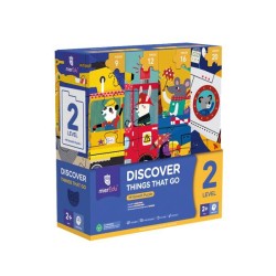 Puzzle progresywne Odkrywaj pojazdy Poziom 2 mierEdu