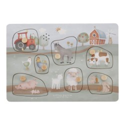 Puzzle dźwiękowe Little Farm FSC Little Dutch