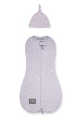 Otulacz FIRST STEP z czapką Melanżowy Róż / Sleepee