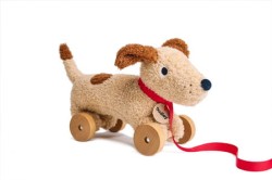 Piesek na kółkach do ciągnięcia Dudley ThreadBear