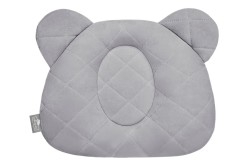 Poduszka z wgłębieniem na główkę Royal Baby Grey / Sleepee