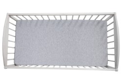 Prześcieradło do łóżeczka We care Szary 120 x 60/ Sleepee