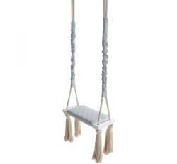 Huśtawka pokojowa wisząca WoodSwing Gray / Babysteps