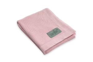 Kocyk bambusowy Baby Pink 100x80 / Tiny Star
