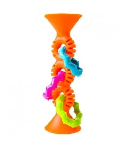 Bobo przyssawka grzechotka pomarańczowa / Fat Brain Toys