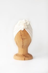 Turban bambusowy Light Pearl White / Looks by Luks