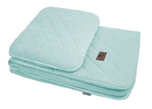 Kocyk welurowy z poduszką Royal Baby Ocean Mint / Sleepee