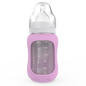 Antykolkowa butelka szklana Szeroka 180 ml Lavender/ Eco Viking