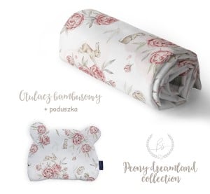 Komplet bambusowy 75x100 Peony Dreamland / BabySteps