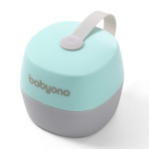 Pojemnik na smoczek szaro - miętowy / BabyOno