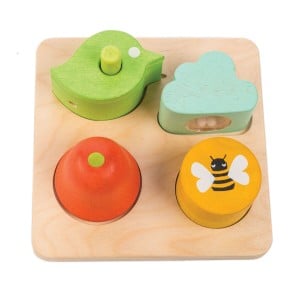 Drewniana układanka sensoryczna Dźwięk / Tender Leaf Toys