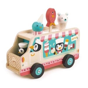 Drewniany samochodzik Van / Tender Leaf Toys