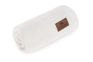 Bambusowy kocyk Biały Ultra Soft Silky White / Sleepee