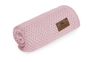 Bambusowy kocyk Pudrowy Róż Ultra Soft Baby Pink / Sleepee