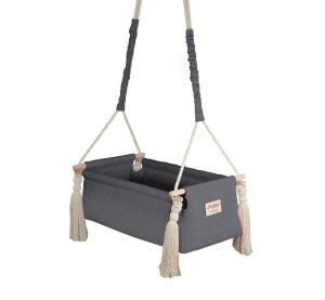 Kołyska NewBorn Swing - Dark Gray / Babysteps