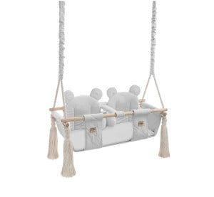 Huśtawka dla bliźniaków Twins Swing Gray / Babysteps