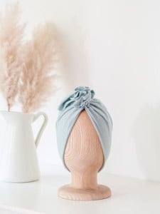 Turban Organic Baby Blue / Looks by Luks